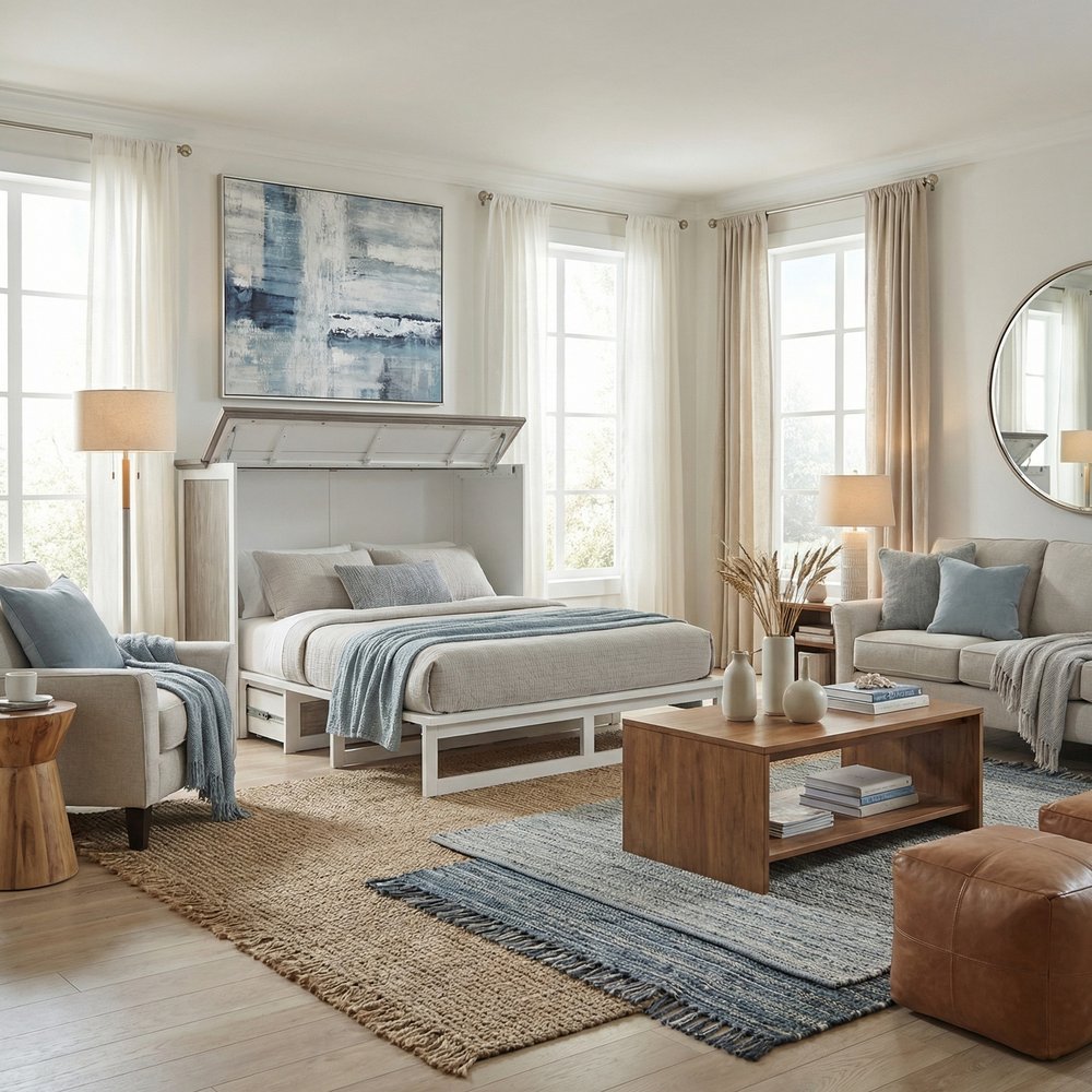 Islamorada Queen Cabinet Bed with Mattress Dapple Grey B233CABBED-DAPGREY