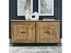 Camney Accent Cabinet A4000581 in Brown/Black