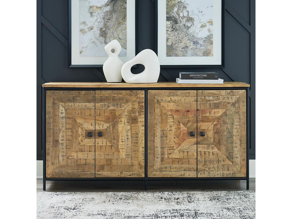 Camney Accent Cabinet A4000581 in Brown/Black