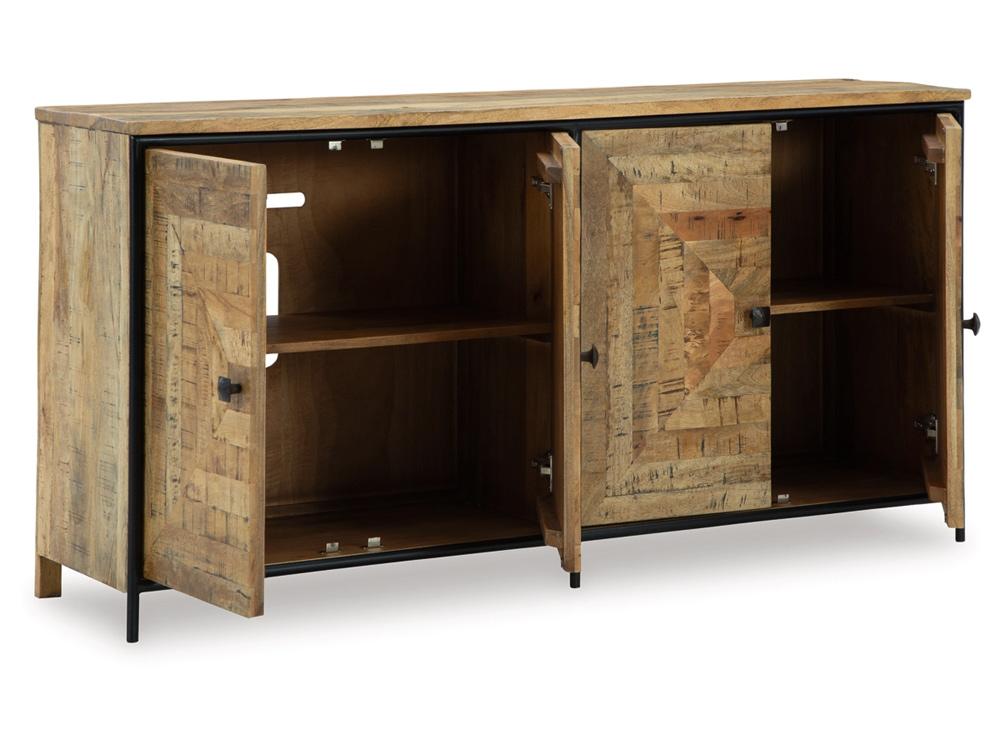 Camney Accent Cabinet A4000581 in Brown/Black