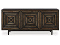 Fair Ridge Accent Cabinet A4000573 in Distressed Black