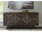Fair Ridge Accent Cabinet A4000573 in Distressed Black