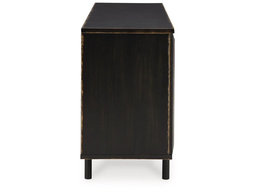 Fair Ridge Accent Cabinet A4000573 in Distressed Black