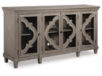 Fossil Ridge Door Accent Cabinet A4000037 in Gray