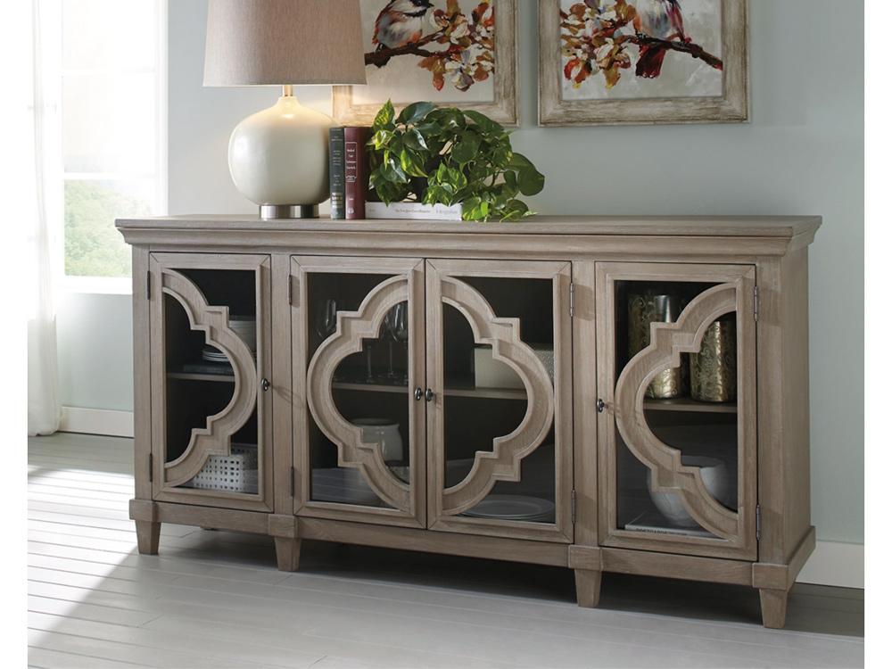 Fossil Ridge Door Accent Cabinet A4000037 in Gray