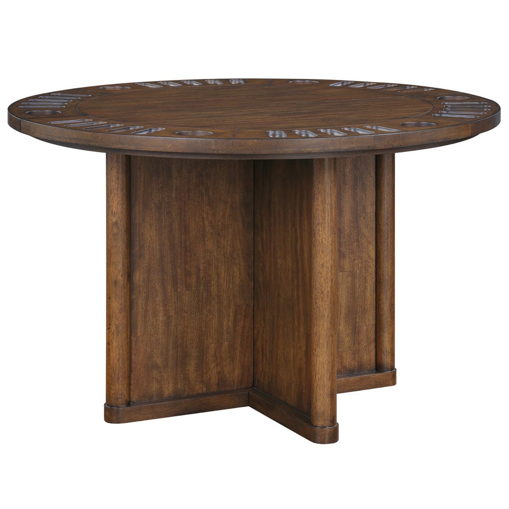 Cambridge 6-Piece Game Dining Set Brown CBR500-GT-D6PC