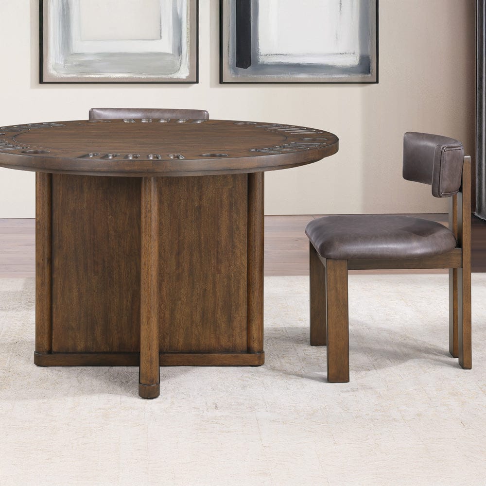Cambridge 6-Piece Game Dining Set Brown CBR500-GT-D6PC