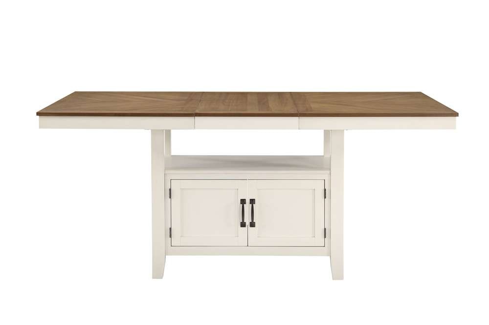 Hyland Counter Table with 20-inch Leaf HY500PTB in Brown