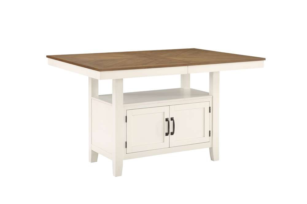 Hyland Counter Table with 20-inch Leaf HY500PTB in Brown