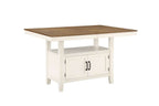 Hyland Counter Table with 20-inch Leaf HY500PTB in Brown