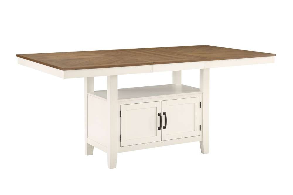 Hyland Counter Table with 20-inch Leaf HY500PTB in Brown