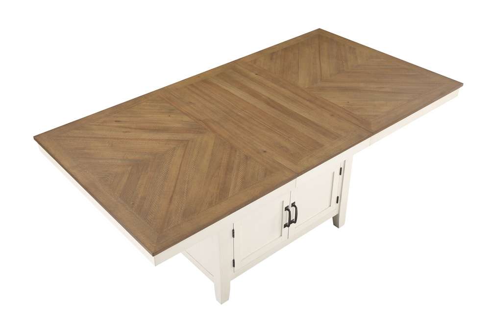 Hyland Counter Table with 20-inch Leaf HY500PTB in Brown