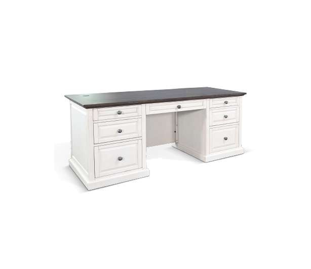 Sunny Designs Carriage House Desk in European Cottage