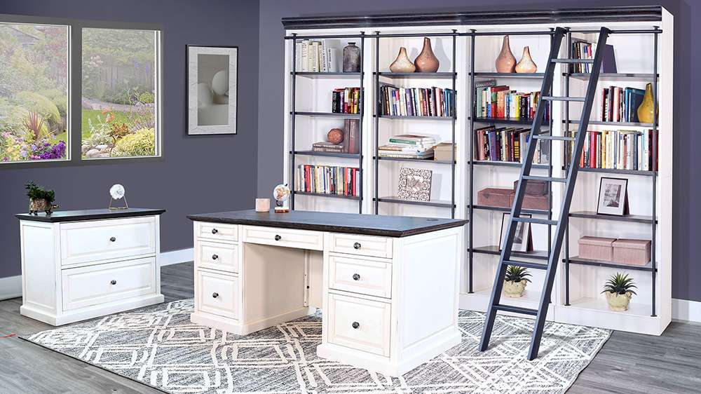 Sunny Designs Carriage House Desk in European Cottage