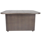 Shades of Gray 3-Piece Kitchen Island Set CY-KIT2-B200-AG3P in Weathered Gray