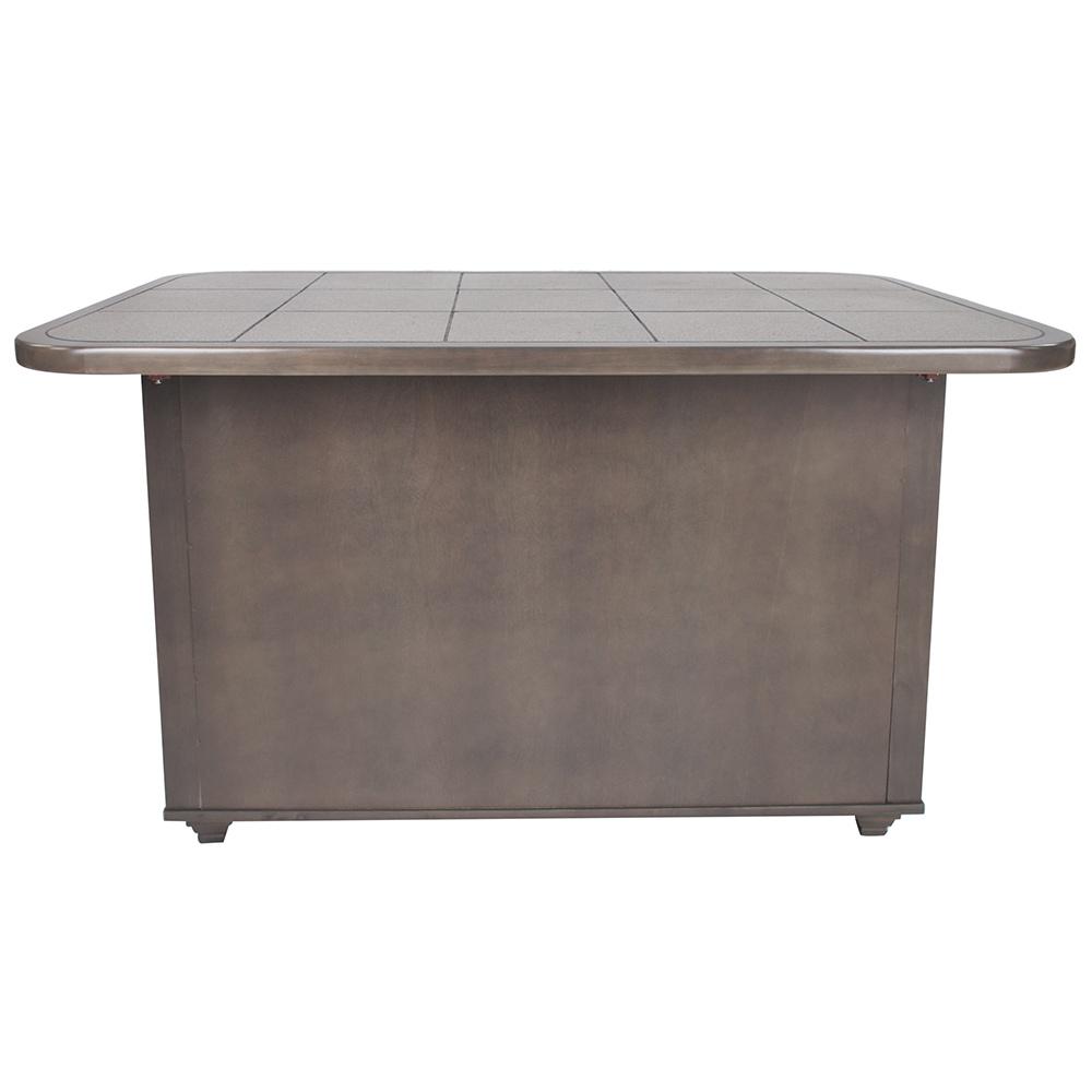 Shades of Gray 3-Piece Kitchen Island Set CY-KIT2-B200-AG3P in Weathered Gray