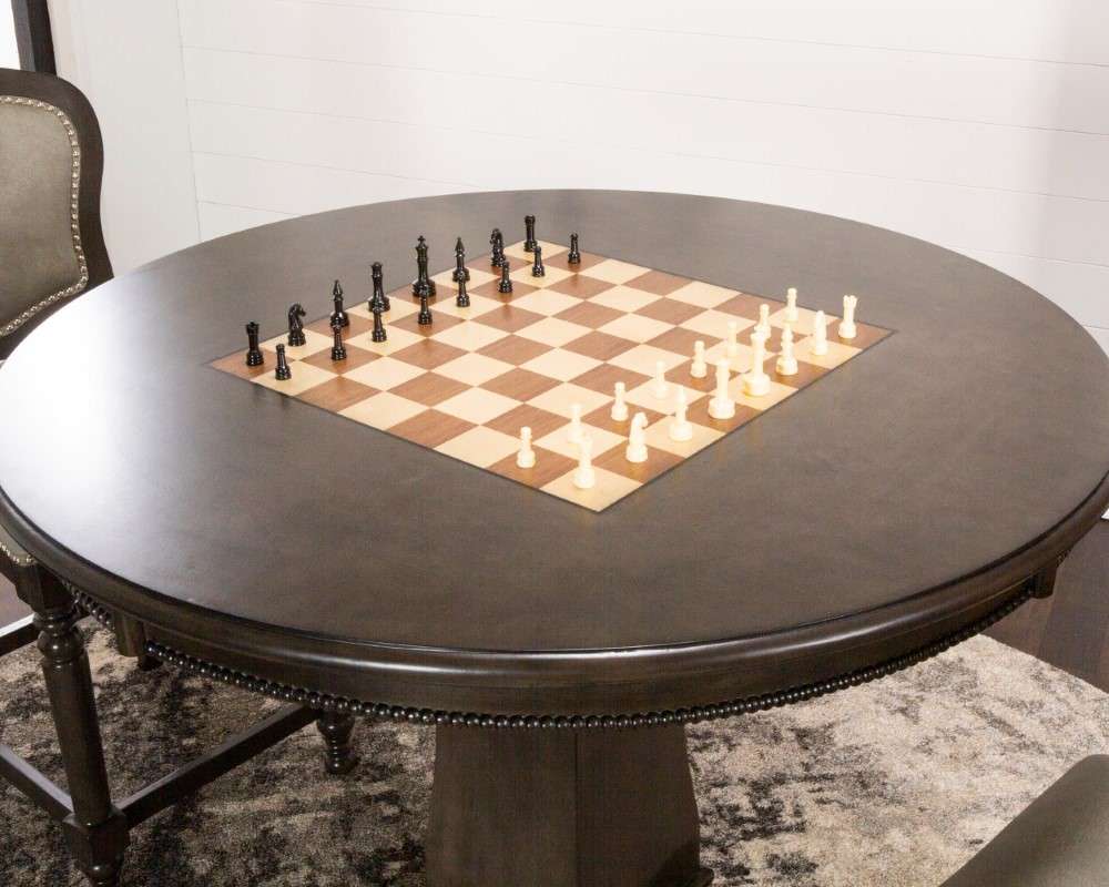 Vegas 42in 5 Piece Counter Height Game Table Set Distressed Gray CR-87711-TCB-5P
