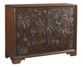 Royal Kahala Balboa Carved Door Chest 545-973 in Rich Tobacco