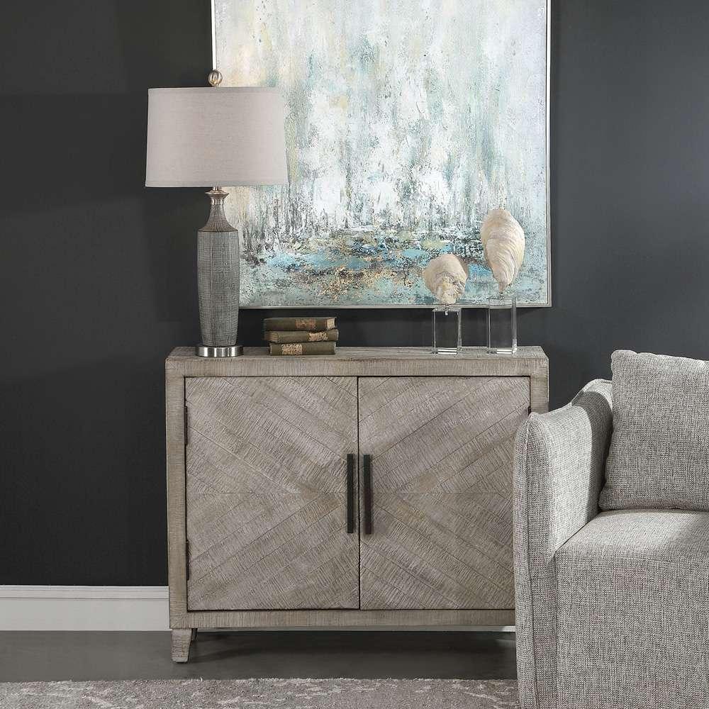 Adalind Accent Cabinet 24873 in White Washed