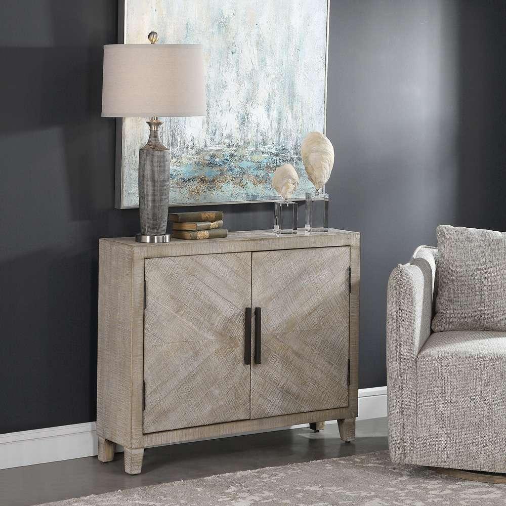 Adalind Accent Cabinet 24873 in White Washed