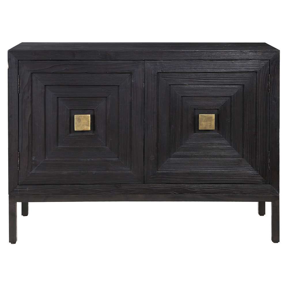 Aiken 2 Door Cabinet 24916 in Dark Ebony