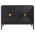 Aiken 2 Door Cabinet 24916 in Dark Ebony