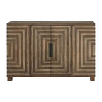 Layton Geometric Console Cabinet 24773 in Two-Toned