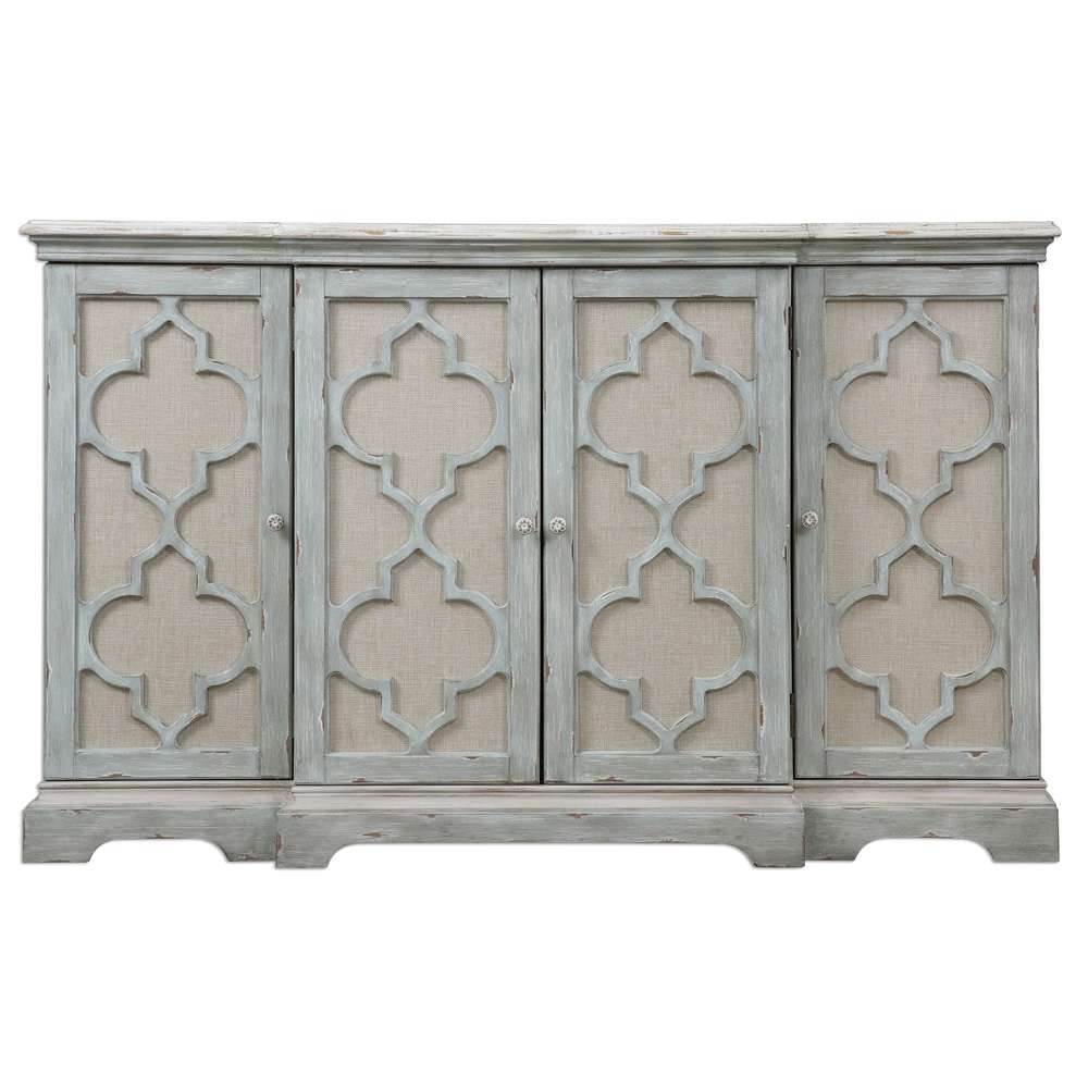 Sophie 4 Door Cabinet 24520 in Grey